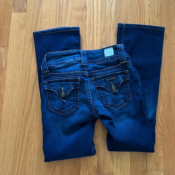 HUDSON Jeans Signature Boot Cut Jeans Dark Low Rise 24 - Picture 1 of 5